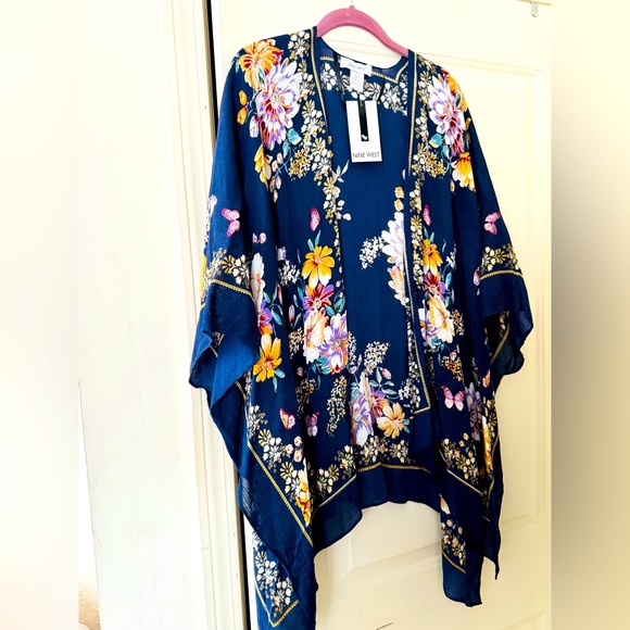 Nine West Tops - BOGO 🌷Calvin Klein Floral Kimono Cardigan